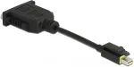 DELOCK Mini DisplayPort 1.1 zu DVI Adapter mit Einrastfunktion Passiv