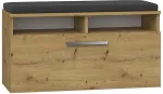 TOP E SHOP Topeshop RIVA SZAFKA ARTISAN shoe organizer Closed Oak
