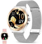 Ksix BXSW29P smartwatch / sport watch 3.02 cm (1.19") AMOLED Digital Touchscreen Silver Wi-Fi
