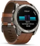 Garmin Fenix 8 3.56 cm (1.4") AMOLED 51 mm Digital 454 x 454 pixels Touchscreen Titanium Wi-Fi GPS (satellite)