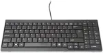 Klaviatuur Digitus DS-72000US - Tastatur - USB - US - Schwarz (DS-72000US)