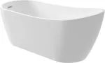 Deante Asymmetrical freestanding acrylic bathtub - 160 cm