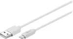 Goobay Lightning-kabel 1m hvid MFi