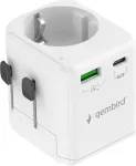 GEMBIRD POWER ADAPTER GROUNDED 20W/WHT TPA-EU1A1C20-01-W