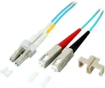 EFB-Elektronik EFB Duplex Patchkabel LC-SC 50/125 OM3 LSZH 2mm 1.0m aqua