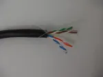 Digitus Kabel instalacyjny zewnętrzny żelowany kat.6, U/UTP, AWG 23/1, PE, 305m, czarny, szpula