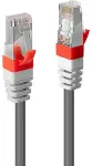 Lindy Patchkabel Cat6(A) SSTP / S/FTP PIMF grau 0.30m 10Gbit