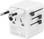 Canyon Travel Adapter OnTour 20 EU/UK/US/AUS 20W  White