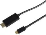 No-Name USB-C > HDMI (ST-ST) 1,8m Adapterkabel 4K 30Hz Schwarz