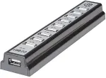 Manhattan USB-HUB 10-Port USB 2.0 Desktop Hub schwarz