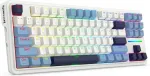 Klaviatuur Redragon K728WBB-RGB-PRO Antonium Pro keyboard USB + RF Wireless + Bluetooth White, Blue