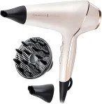 F&ouml;&ouml;n Remington | Hair dryer | ProLuxe AC9140 | 2400 W | Number of temperature settings 3 | Ionic function | Diffuser nozzle | White/Gold/Black