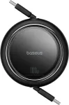BASEUS Kabel wysuwany Free2Draw Mini USB-C - USB-C 100W 1m - czarny