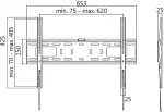 Logilink TV wall mount VESA, 37-70', max. 50kg