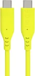 PREMIUMCORD silicone USB-C 60W, yellow, 1.5m