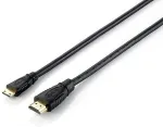 EQUIP HDMI->Mini HDMI 4K/30Hz St/St 2.00m schwarz Polybeutel