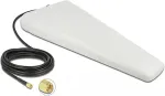 DELOCK LTE Antenne SMA Stecker 9 - 11 dB direktional mit Anschlusskabel (RG-58, 5 m) wei&szlig; outdoor