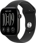 APPLE Nutikell Watch Series 12 OLED 46 mm Digitaalne 416 x 496 px Puutetundlik ekraan Wi-Fi GPS Black (MJEK4ZR/A)
