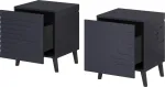 Cama MEBLE Bedside table NOVA 44x40x52 navy blue matt