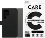 PANZERGLASS Kaitse&uuml;mbris kaanega Tango 2-in-1 Wallet, Samsung Galaxy S24 Ultra, must, MagSafe magnetiga, CARE by