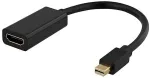 DELTACO 00110024 0.2 m Mini DisplayPort HDMI Black