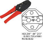 DATACOM Crimping pliers COAX RG 58, RG 59