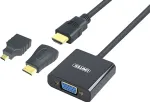 UNITEK Y-6355 adapter Micro/Mini HDMI VGA + audio jaoks