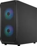 Korpus Fractal Design Focus 2 RGB Black TG Clear Tint/Midi Tower/Transpar./Black