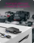 IcyBox Raidsonic 4-in-1 Card Reader with USB 3.2 Gen 1 Type-A + Type-C | IB-CR302-CU3