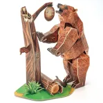 CUBIC FUN CUBICFUN NATIONAL GEOGRAPHIC 3D pusle pruunkaru