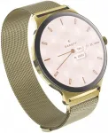 Garett Electronics Garett Verona 2 Gold-Steel Mesh Smartwatch