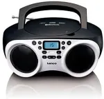 LENCO SCD-501 WH white/black Radio mit CD MP3 USB BT