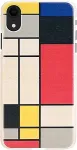 MAN&WOOD MAN&WOOD SmartPhone case iPhone XR mondrian wood white
