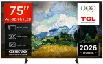 Teler TCL A400 Pro 75A400 Pro 190.5 cm (75") 4K Ultra HD Smart TV Wi-Fi White 700 cd/m&sup2;