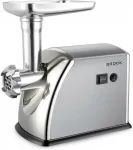 BROCK MG 1601 SS Meat Grinder 1400W, Red/Steel