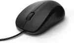 Hiir HAMA MC-300 - Maus - optisch - 3 Tasten - kabelgebunden - USB - Schwarz