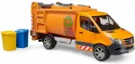 BRUDER MB Sprinter municipal garbage truck, model vehicle