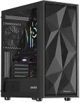 Korpus NATEC GENESIS DIAXID 605F MIDI TOWER CASE WITH USB-C WINDOW BLACK