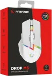 Hiir RAMPAGE DROP M3 V2 24000 DPI WHITE WIRELESS MOUSE