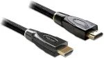 DeLOCK High Speed HDMI with Ethernet - Video-/Audio-/Netzwerkkabel - HDMI - 28 AWG - HDMI, 19-polig (M) - HDMI, 19-polig (M) - 3,0m - Anthrazit (82738)