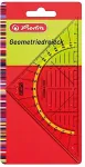 Herlitz Geometriedreieck klein Kunststoff