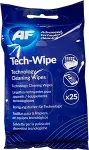 AF Tech Wipes - Cleaning wipes for technology devices 25psc