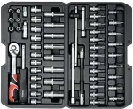 YATO Wrench set 56 pcs 1/4" 14501