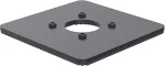ERGONOMIC SOLUTIONS 150X150MM BASEPLATE 5MM - BLACK