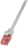LOGILINK PRIMELINE - PATCH-KABEL - RJ-45 M - RJ-45 M - 50 CM - UTP - CAT 6 - GEPRESST, HALOGENFREI - GRAU (CQ2022U)