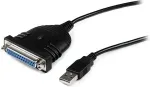 StarTech.com StarTech .com USB auf Parallel Adapter Kabel 1,8m - Centronics / DB25/ IEEE1284 Druckerkabel zu USB - Stecker / Stecker - Parallel-Adapter Das 1,8m lange USB-auf-DB25-Parallel-Drucker-Adapterkabel ICUSB1284D25 verwandelt einen verf&uuml;gbare ...