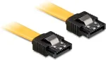 DELOCK SATA-Kabel SATA III -> SATA St/St 0.50m gelb Clips