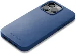 Mujjo Kaitse&uuml;mbris Apple iPhone 14 Pro Max, sinine, MagSafe, naturaalsest nahast,
