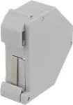 DELTACO Keystone holder for DIN rail, shielding, plastic gray / MD-122