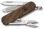 VICTORINOX Schweizer Taschenmesser Classic SD Wood, Multitool, 5 Funktionen
